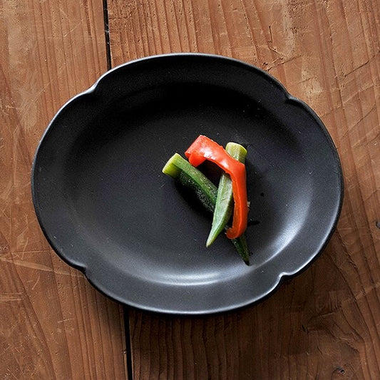 Minoware Cloud Shape Oval Plate - Marushin Pottery丸新製陶所
