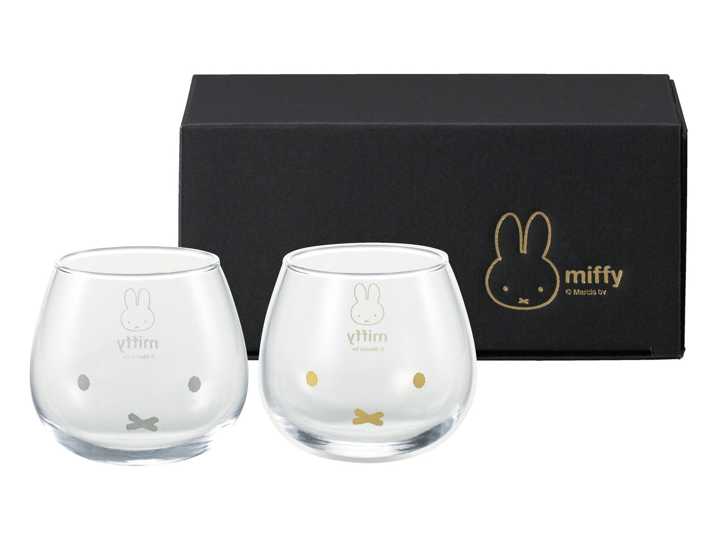 Miffy Glass Wobble Tumbler (Pair of 2)