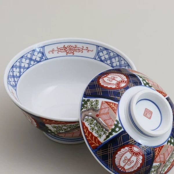 Mino Ware Donburi Bowl with Lid- Haruyama Seito春山制陶