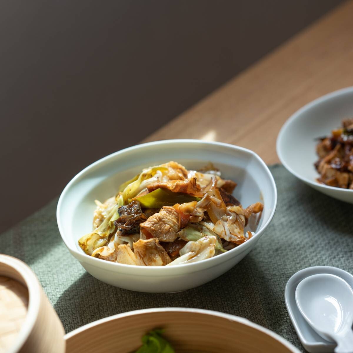 Miyama "tasuhana" Chinese Cuisine Assortment of 3 Plate and Bowl Set - Miyama深山食器