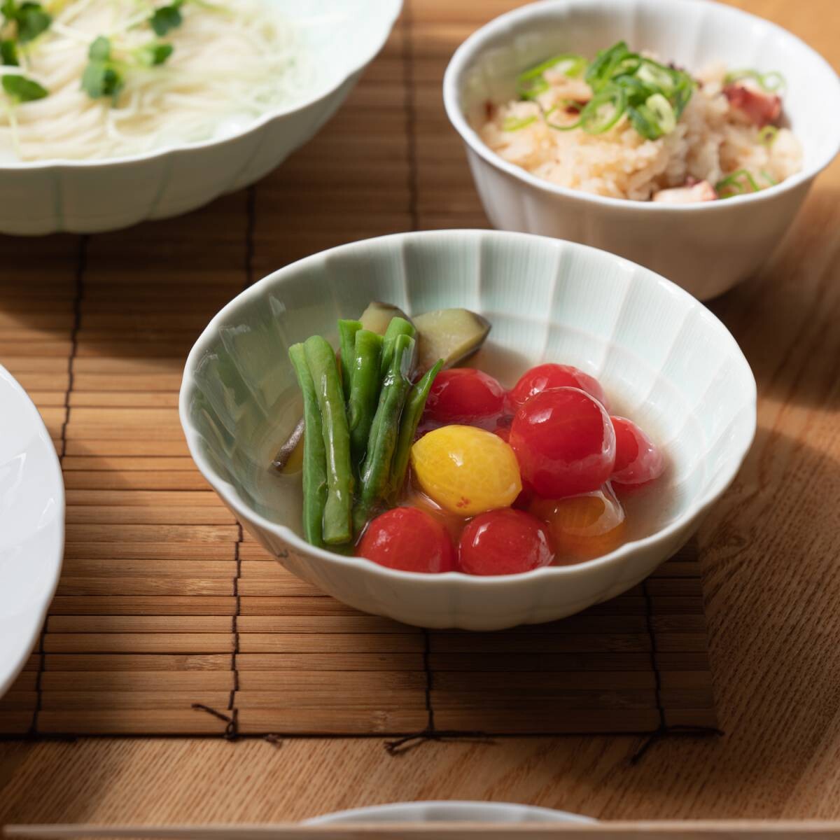 miyama "suzune" dinnerware set