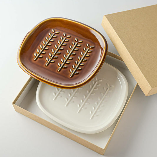 Miyama "crust" toast breakfast plate