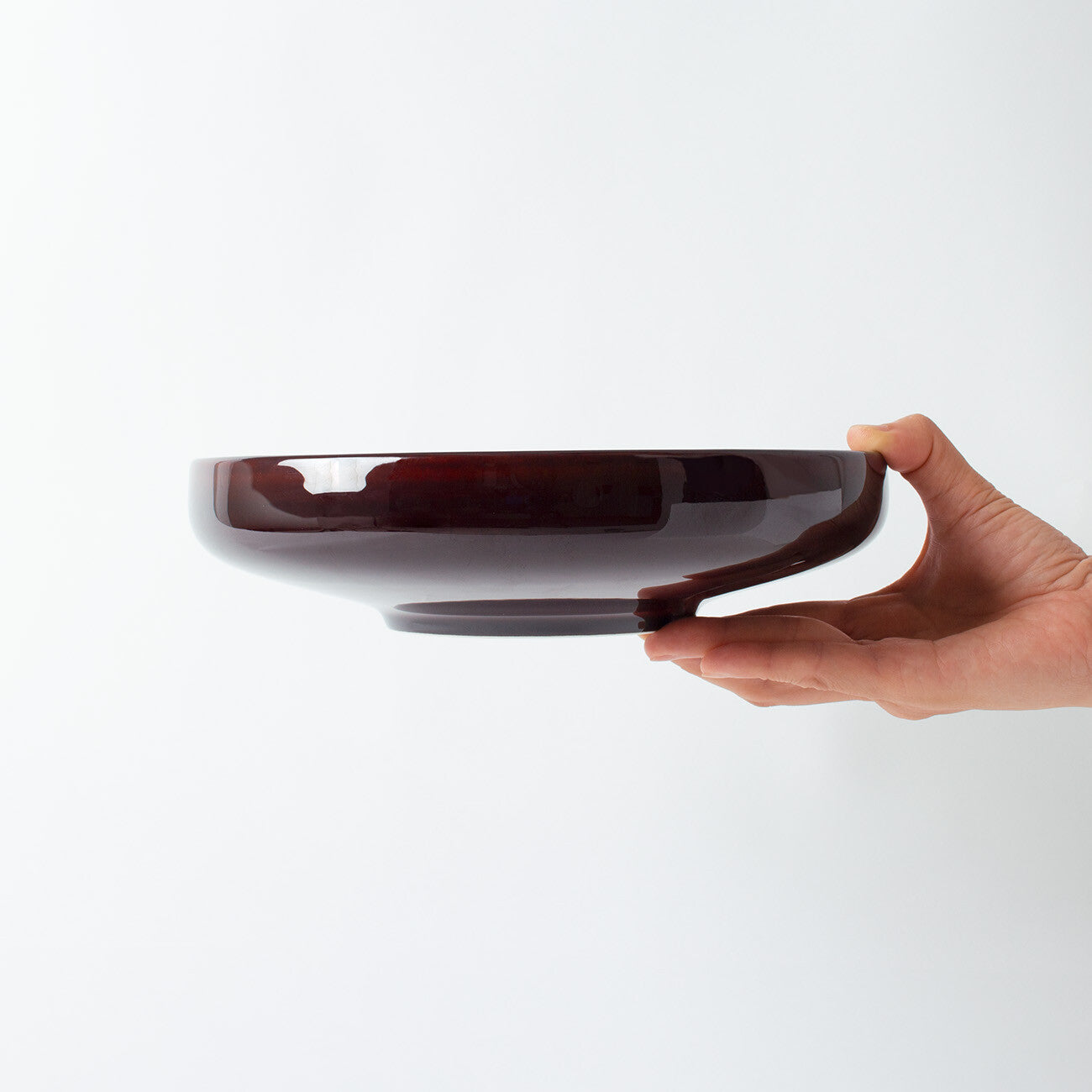 NIKKO Glossy Brown Pasta Bowl