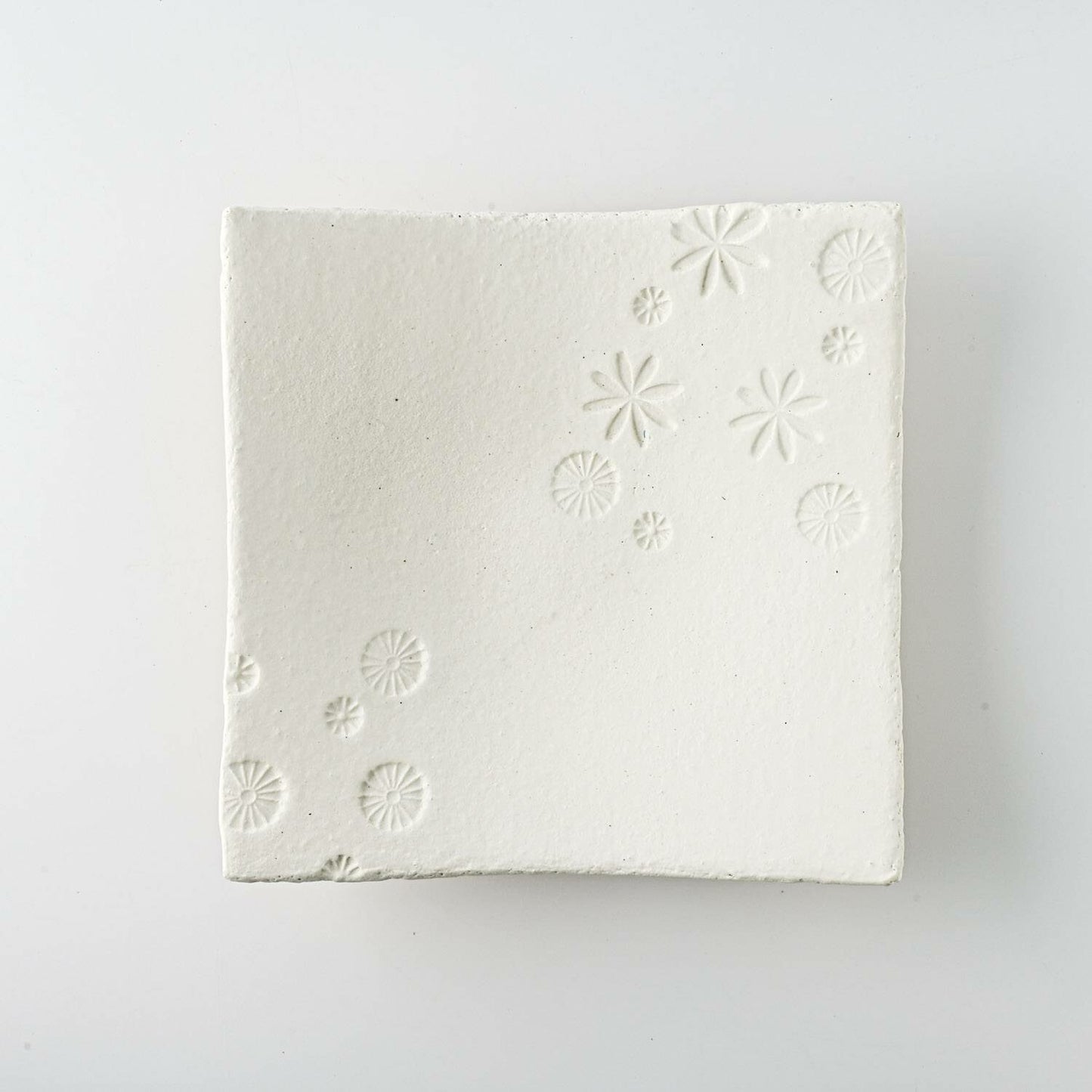 JYUZAN "Inka" square bowl white - Minoware 寿山