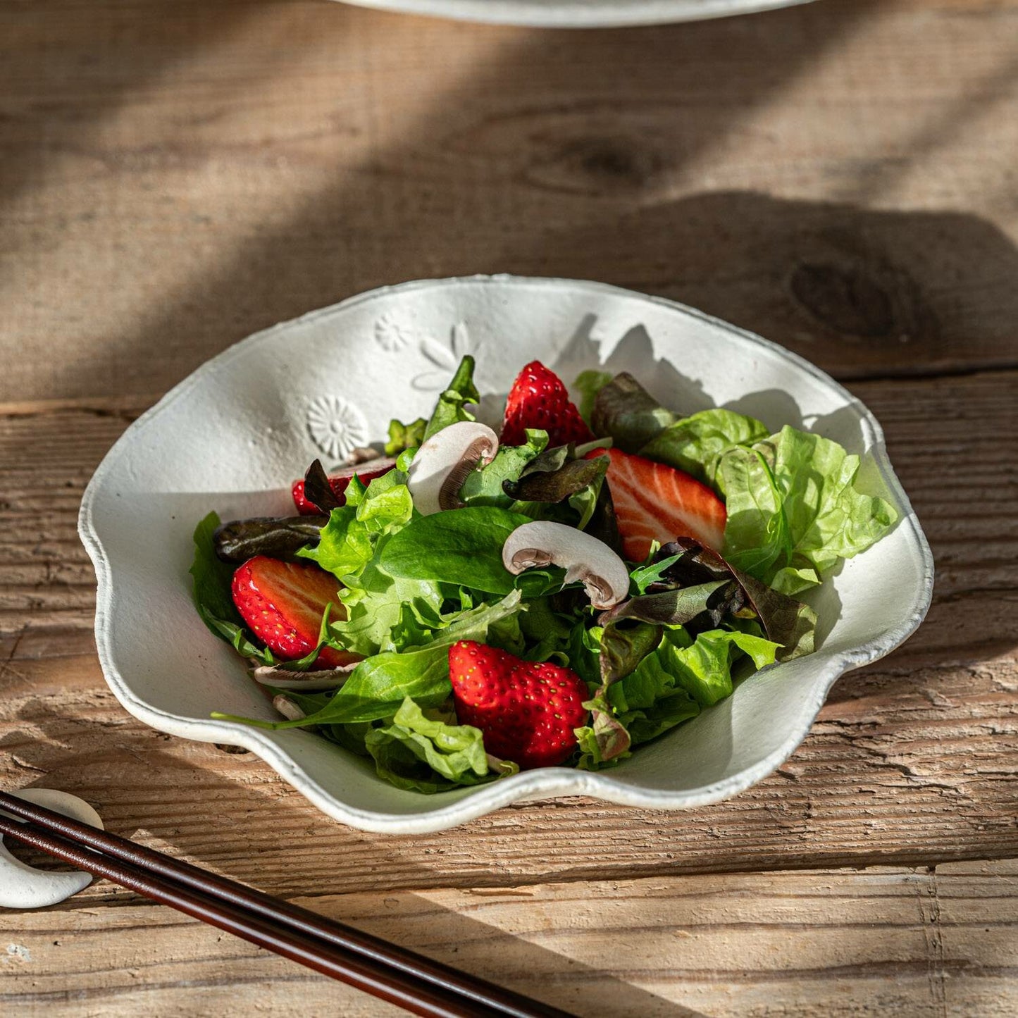 JYUZAN "Inka" bowl white - Minoware 寿山