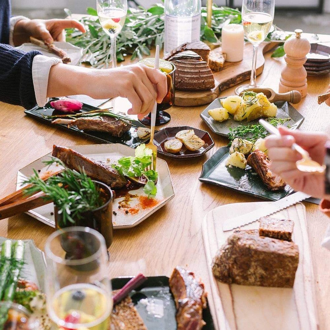 JYUZAN "Angle" Octangle Plate - Minoware 寿山