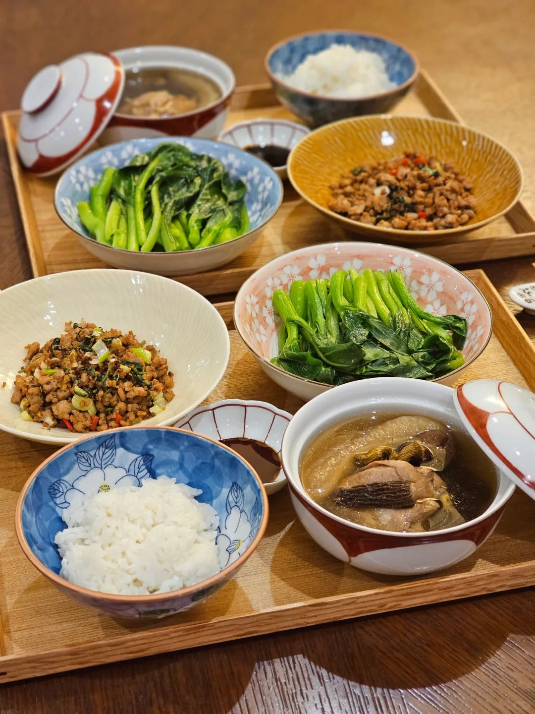 Minoware Ume Soup Bowl with Lid