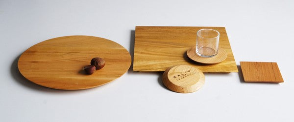 SALIU Solid Wood Coaster