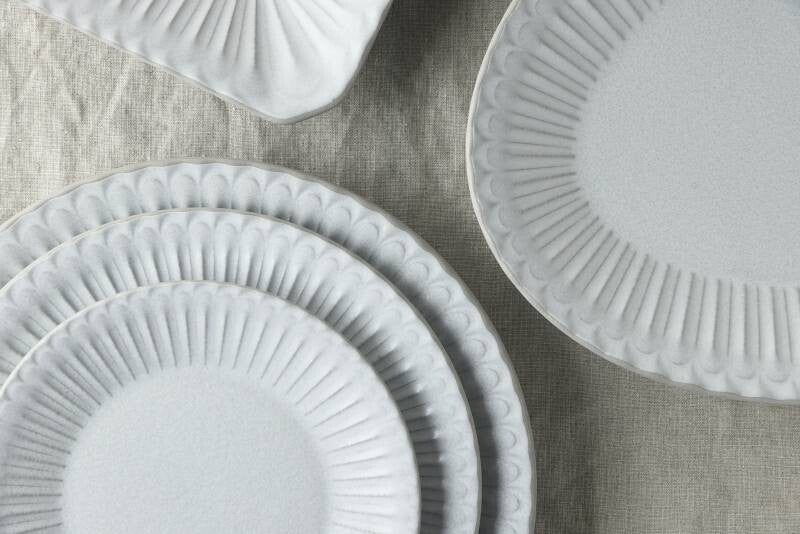 Koyo Toki Shush Grace Oval Plate, Minoware