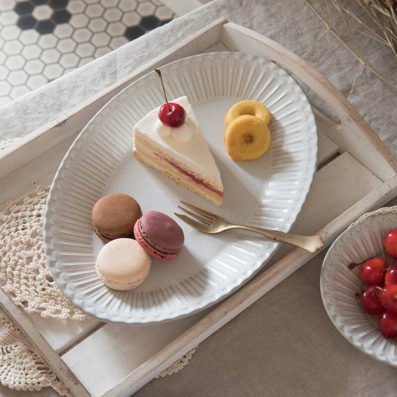 Koyo Toki Shush Grace Oval Plate, Minoware