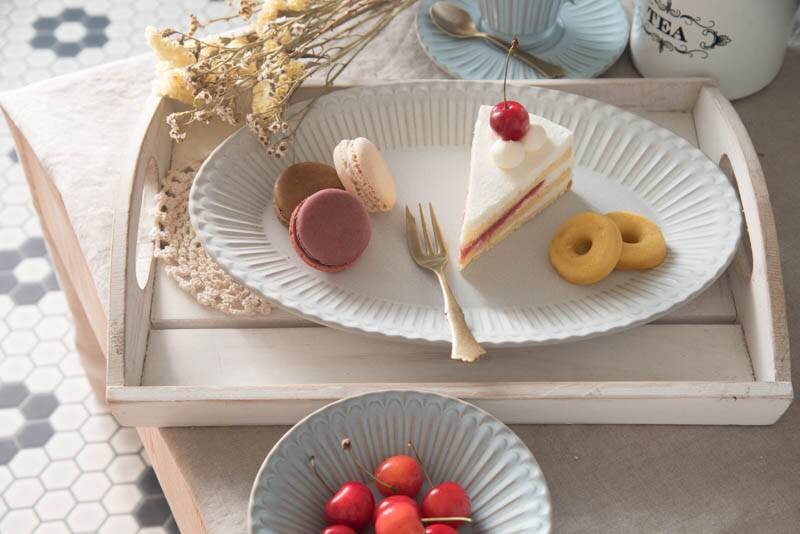 Koyo Toki Shush Grace Oval Plate, Minoware