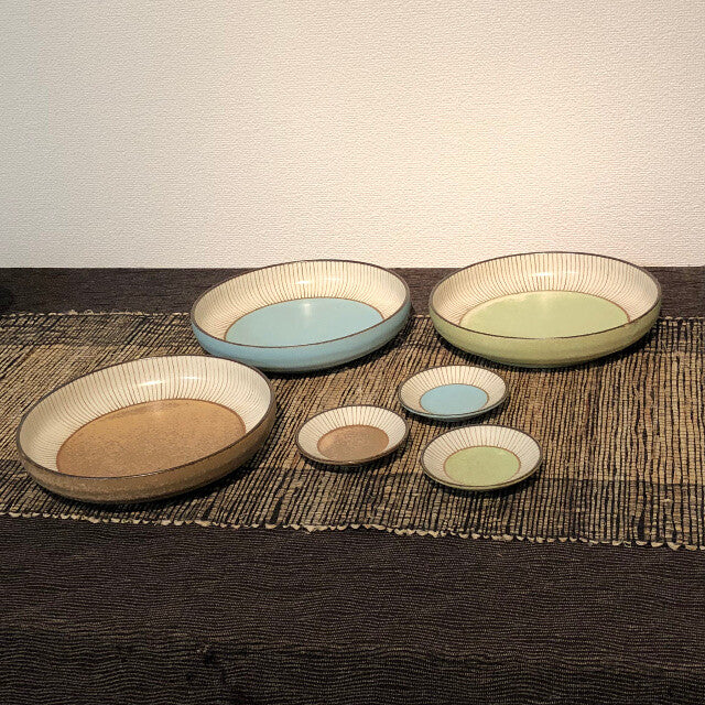 Bloom "Wabi Jyuso" Plate, Minoware