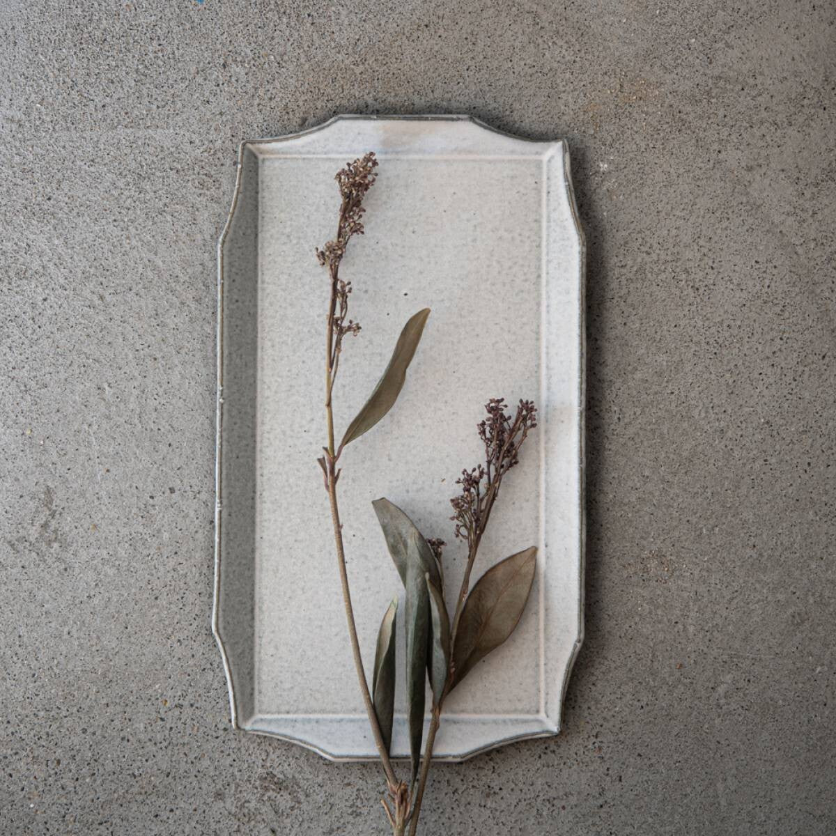 JYUZAN rim rectangle 29cm x 16cm - white ash