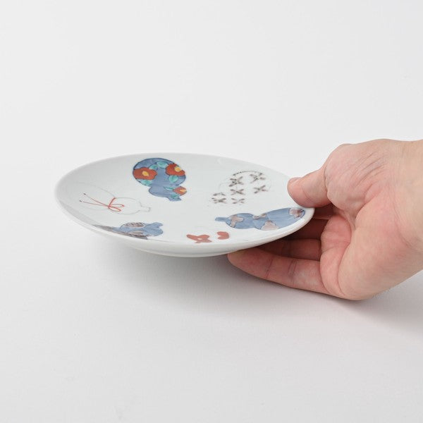 Arita Ware "Six Gourds" Rectangle Main Dish Plate by TOKUSHICHI KILN