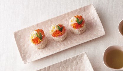 Minoware Cherry Blossoms Sakura Rectangular Plates - miyama深山食器
