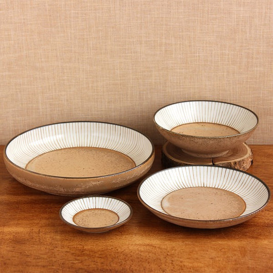 Bloom "Wabi Jyuso" Plate, Minoware