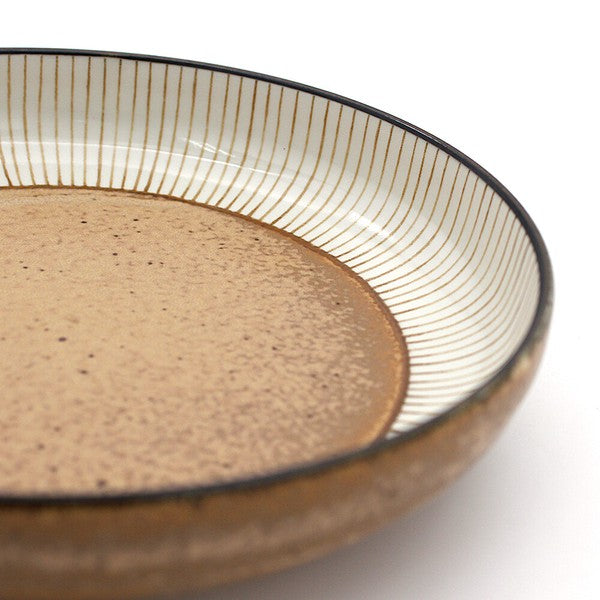 Bloom "Wabi Jyuso" Plate, Minoware