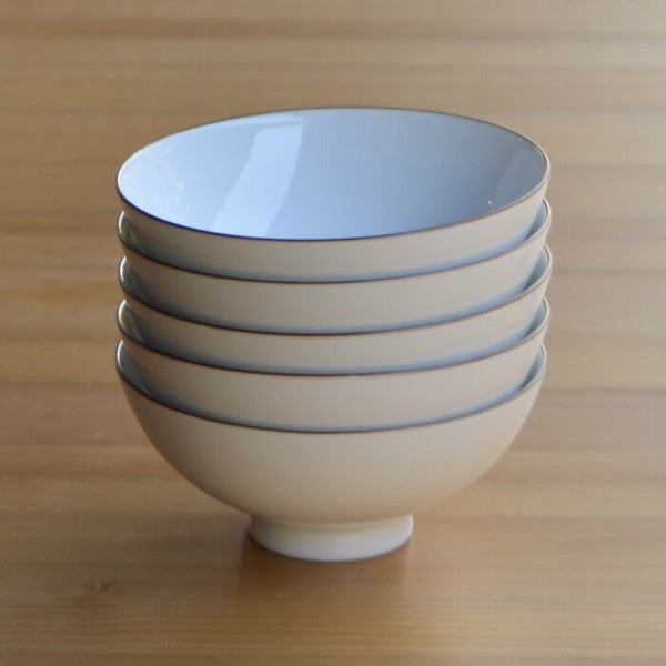 Hakusan Porcelain Basic Rice Bowl, Winner of the 2010 Good Design Award