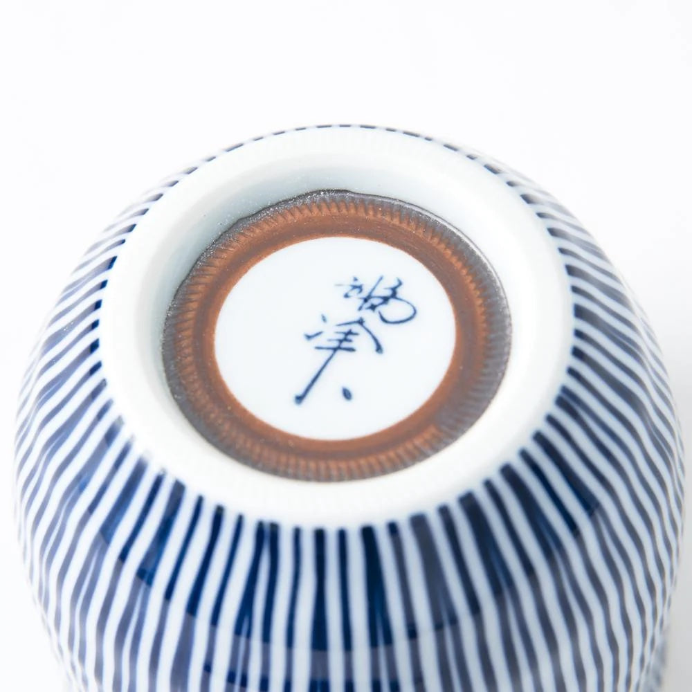 Fukuhou Kiln Chawanmushi Bowl with Tokusa Pattern