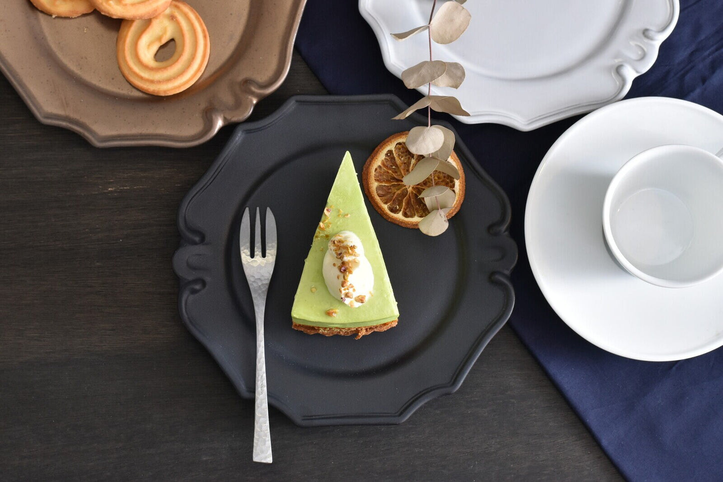 Minoware Plate European Antique Style - Marushin Pottery丸新製陶所