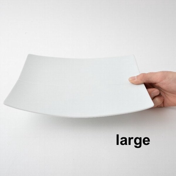 Hakusan Porcelain Rectangular Plate Series