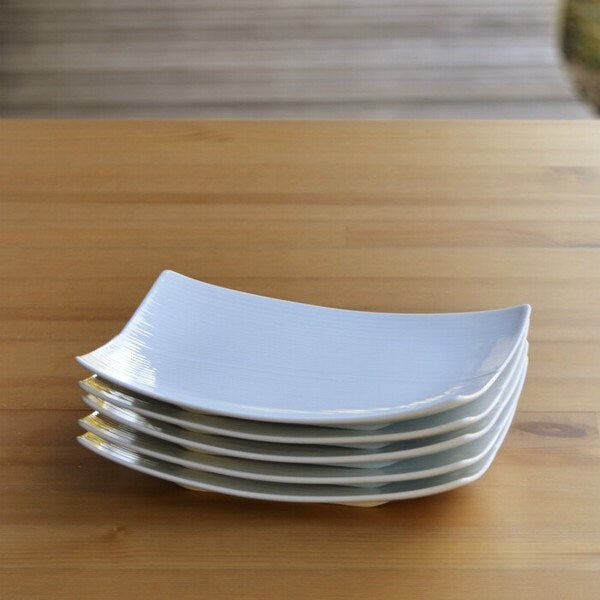Hakusan Porcelain Rectangular Plate Series