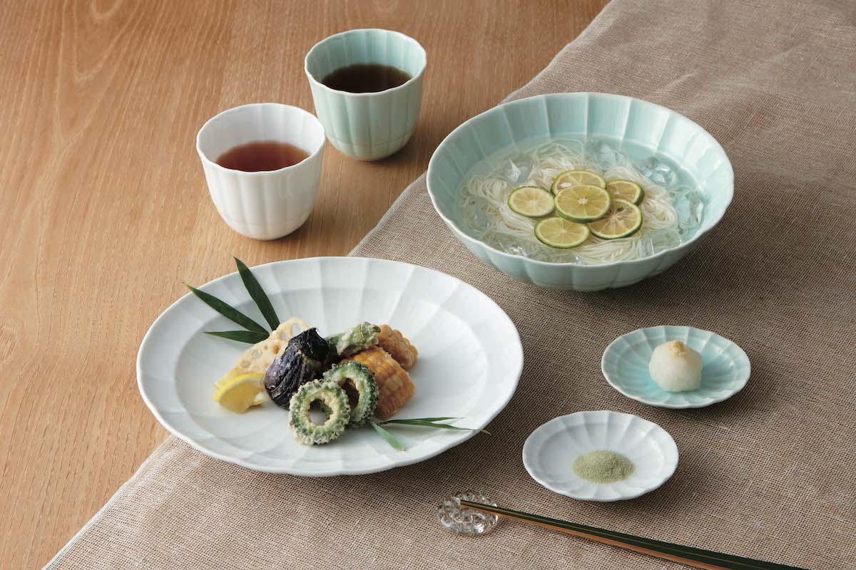 miyama "suzune" dinnerware set