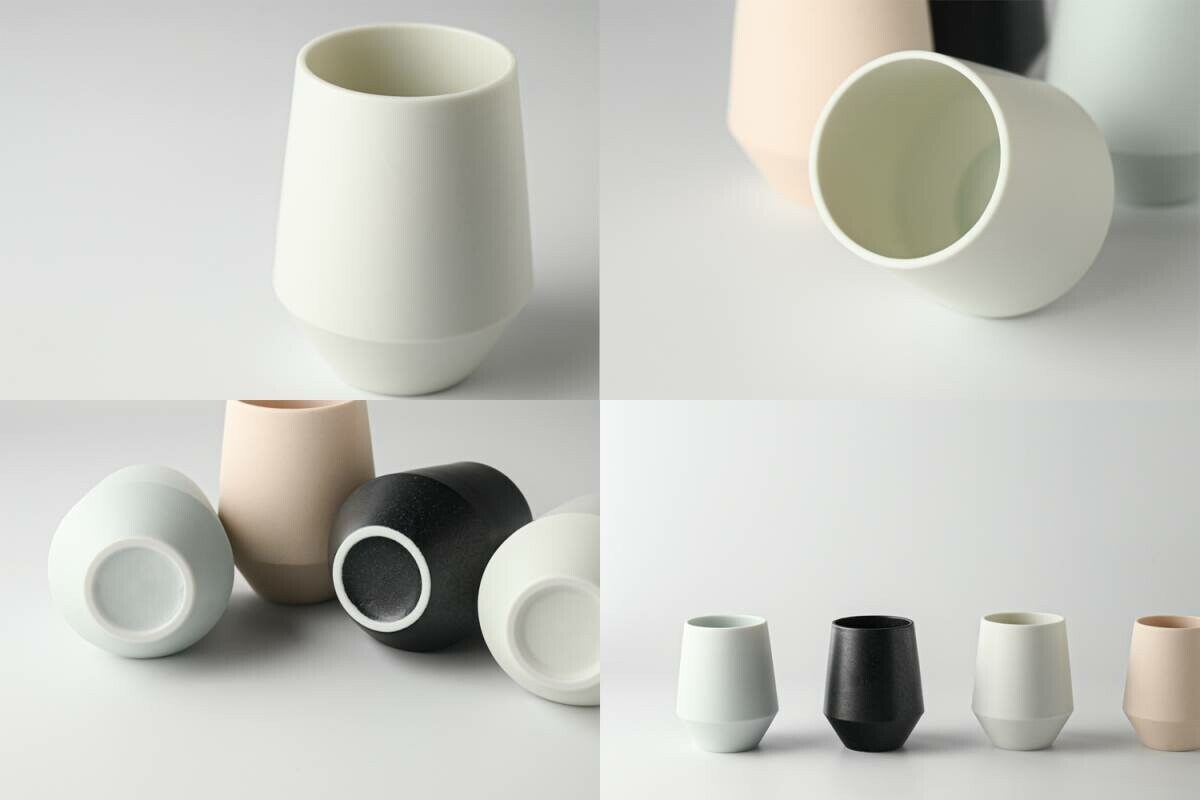 Yamatsu FRUSTUM Tea Cup (set of 2) - Red Dot Design Award Winner by Yamatsu Kiln 晋山窯