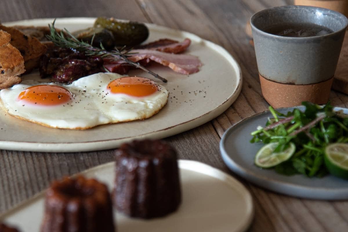 JYUZAN "Blanche" Round Brunch Plate - Minoware 寿山