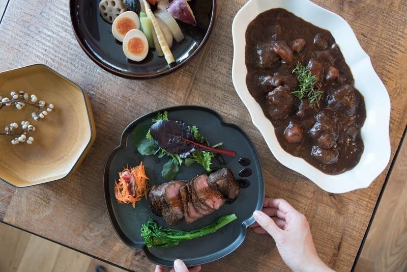 Tsudoi Plates / Dish Bowl - Rina Ono x miyama x Oda Pottery