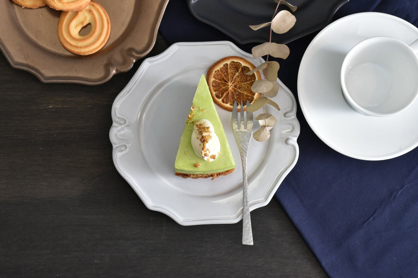 Minoware Plate European Antique Style - Marushin Pottery丸新製陶所