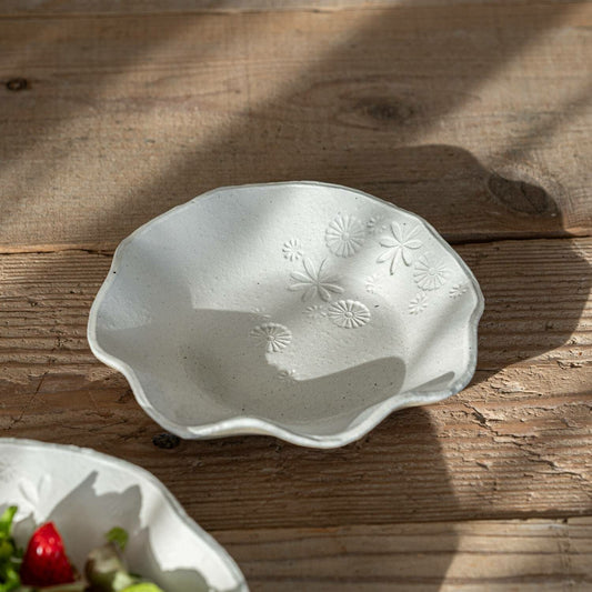 JYUZAN "Inka" bowl white - Minoware 寿山