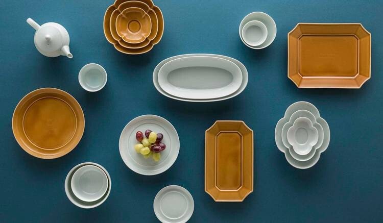 Mizu-mizu Square/Rectangle Plate - Oda Pottery X Fukuyama X Rina Ono, Light Brown