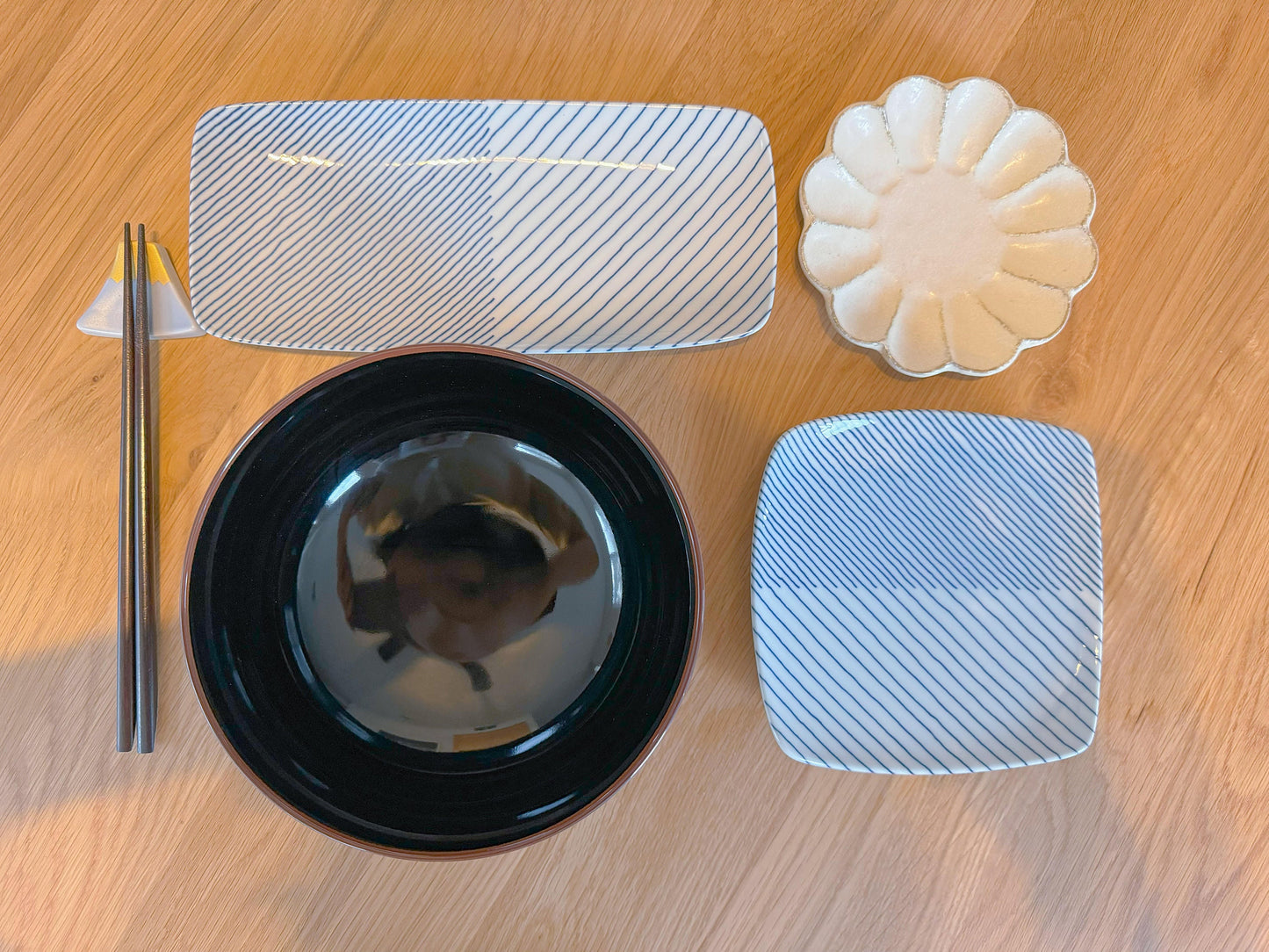 RINKA porcelain plate and bowl Kaneko Kohyo Pottery 小兵製陶所