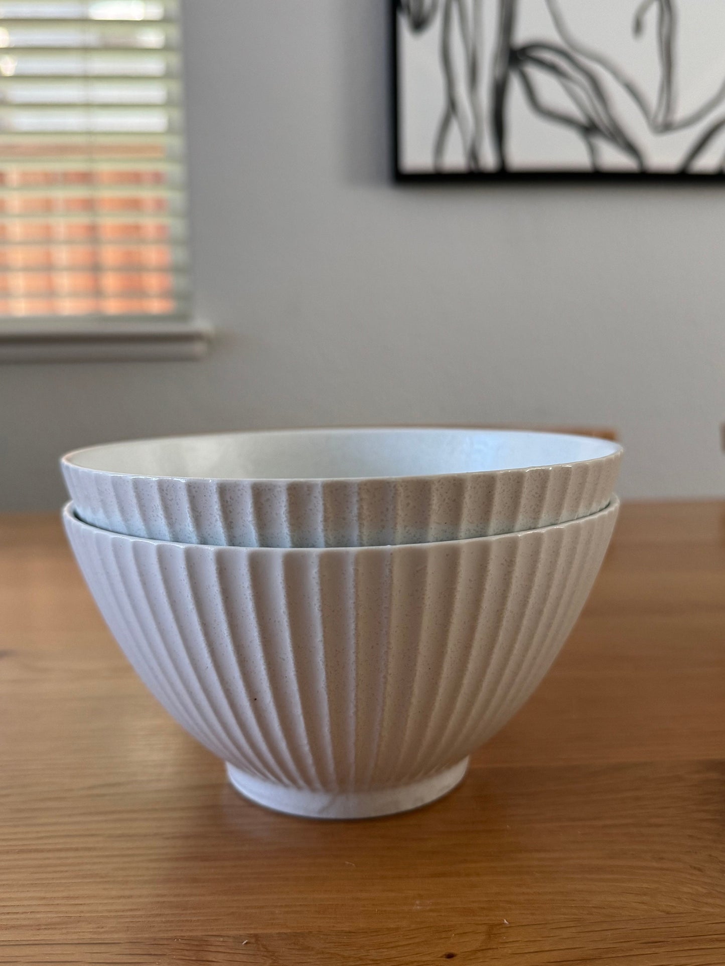 Mitanitouki Handmade Cafe Vibe Large Donburi and Ramen Bowl, Minoware