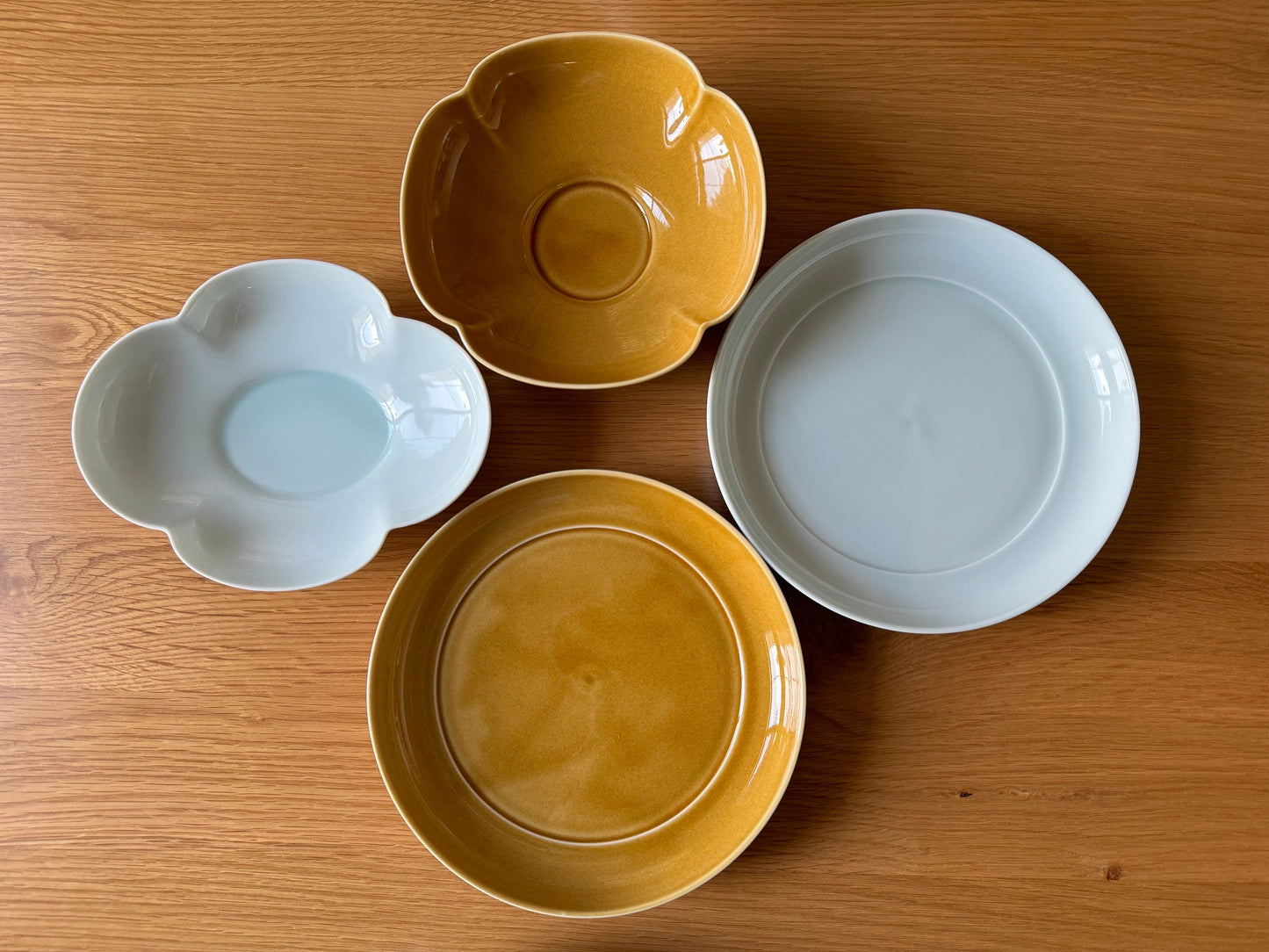 Mizu-mizu Plate / Side Dish Bowl - Oda Pottery X Miyama X Rina Ono