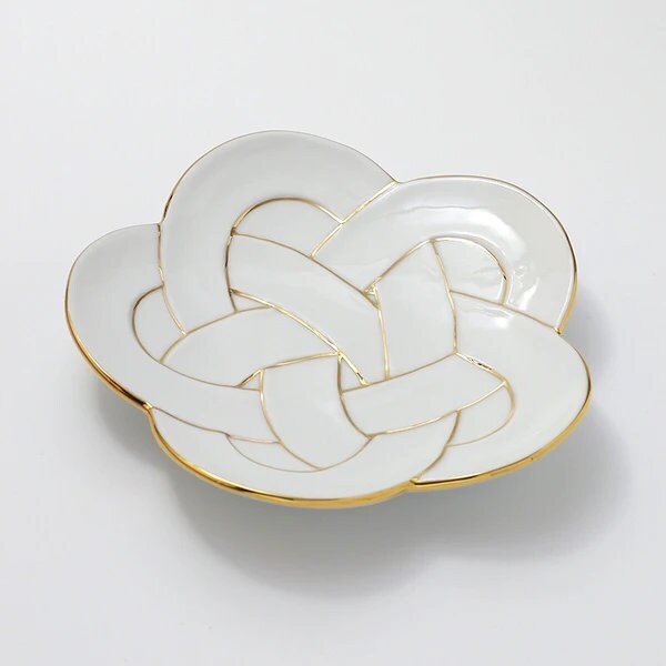 Arita Ware "Musubi" (Knot Series) Plate - Taseigama(田清窯)