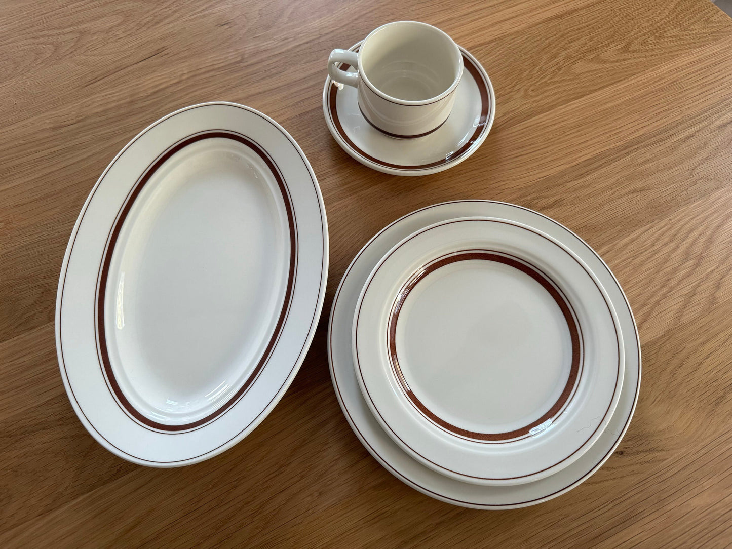 Koyo Toki "Wild Village" Vintage Style Plate