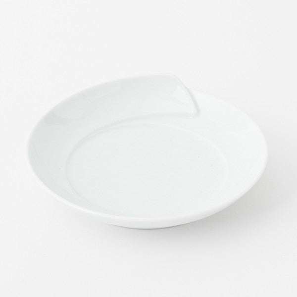 Hitoe Hakusan Porcelain Side Dish Bowl and Plate