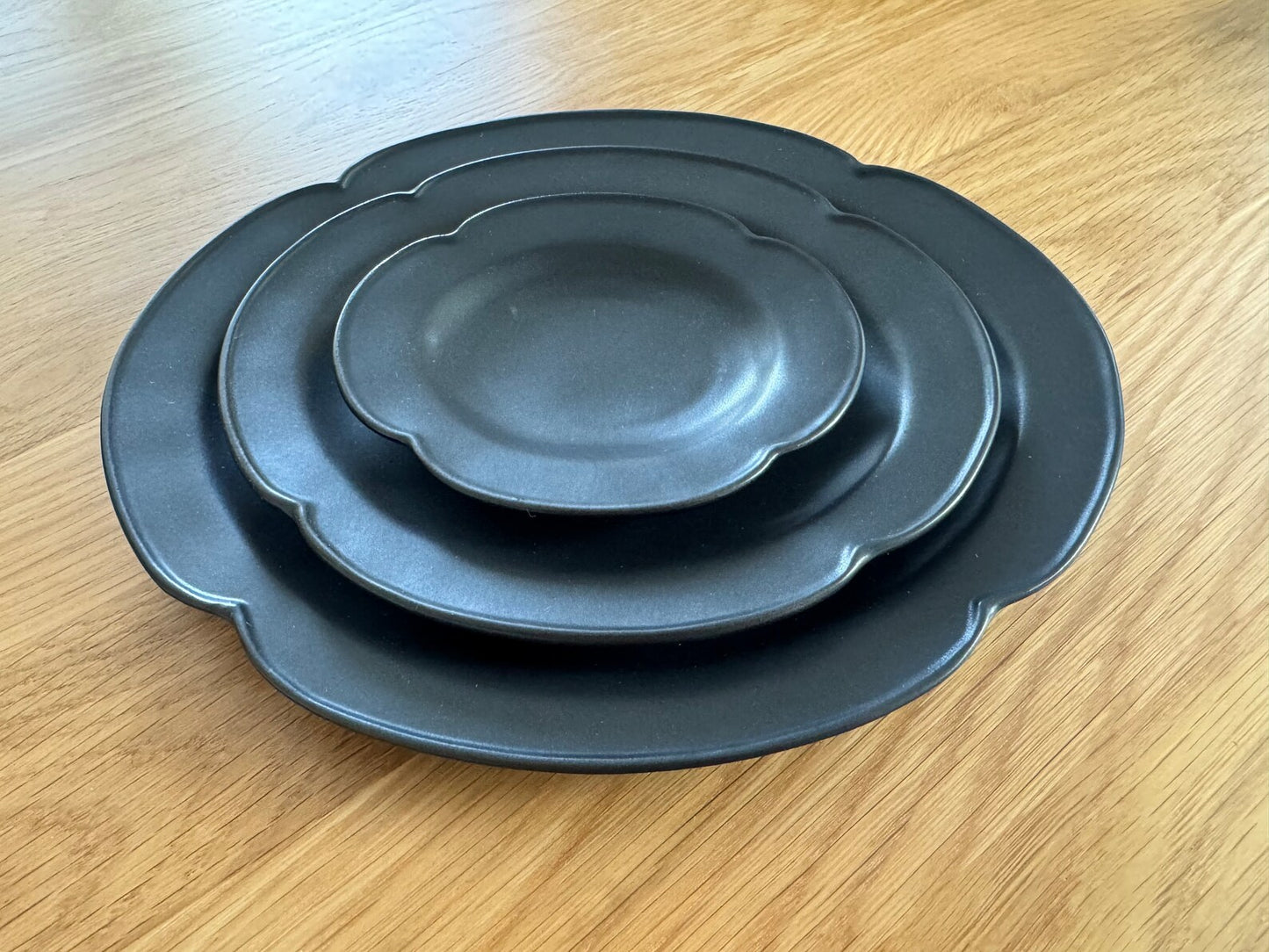 Minoware Cloud Shape Oval Plate - Marushin Pottery丸新製陶所