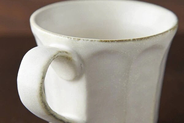 RINKA porcelain mug 12cm, saucer 15.5cm