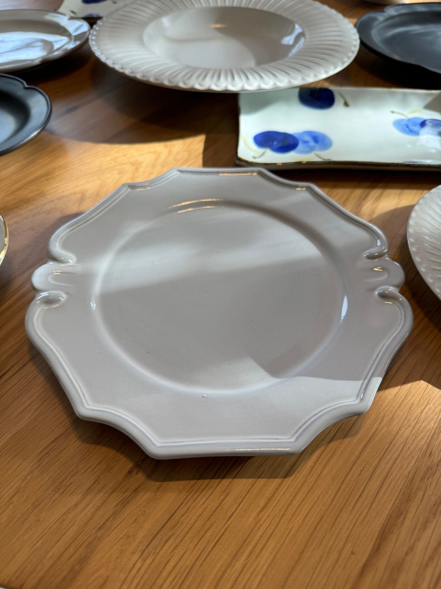 Minoware Plate European Antique Style - Marushin Pottery丸新製陶所