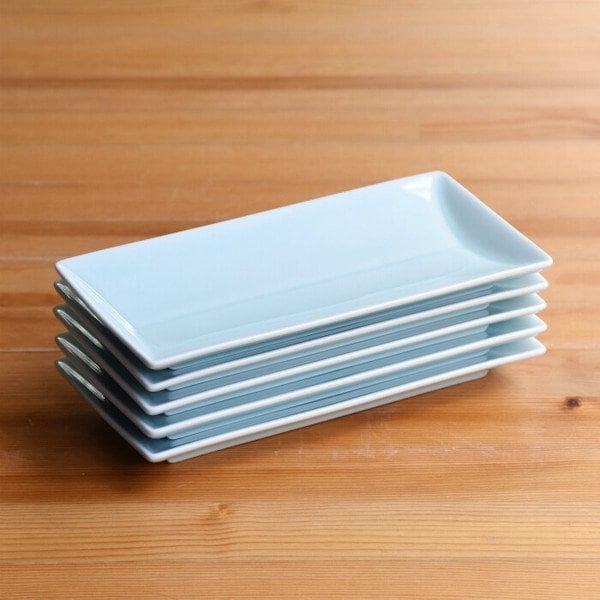 Hakusan Porcelain Simple Rectangular Plate, Winner of the 2011 Good Design Award